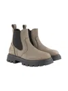 Dsquared2 Logo-print Boots In Burgundy