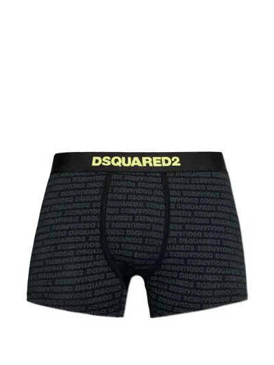 Dsquared2 Logo-print Boxers In Black