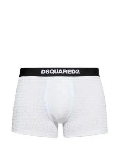 Dsquared2 Logo-print Boxers In White