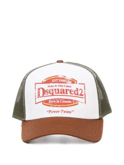 DSQUARED2 LOGO-PRINT CAP
