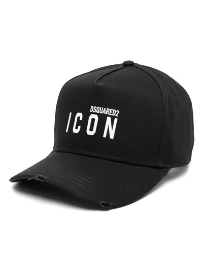 Dsquared2 Logo-print Cap In Black