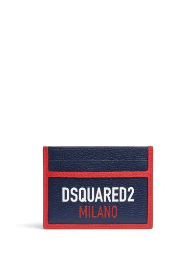 DSQUARED2 LOGO-PRINT CARD HOLDER