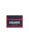 Dsquared2 Milano Credit Card Holder In Blue