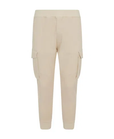 Dsquared2 Logo-print Cargo Joggers In Nude