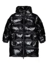 Dsquared2 Logo-print Coat In Black