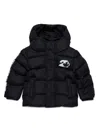 Dsquared2 Logo-print Coat In Black