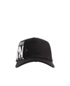 Dsquared2 Logo-print Cotton Cap In Black
