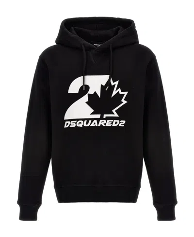 DSQUARED2 DSQUARED2 LOGO-PRINTED DRAWSTRING HOODIE
