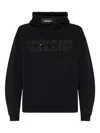 Dsquared2 Long-sleeved Hooded Sweatshirt In Black