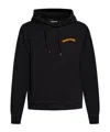 Dsquared2 Cipro Logo-print Cotton Hoodie In Black