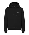 Dsquared2 Black Sweatshirt With Classic Hood And Bold Graphic Print In Black
