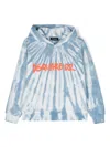Dsquared2 Logo-print Cotton Hoodie In Blau