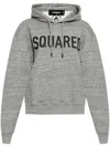 Dsquared2 Melange Grey Cotton Sweatshirt In Grey