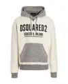 Dsquared2 Logo-print Cotton Hoodie In White