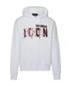 Dsquared2 `icon Scribble Cool Fit` Crew-neck T-shirt In White