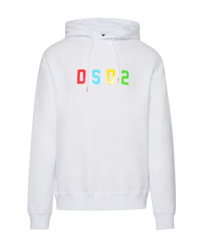 DSQUARED2 DSQUARED2 LOGO PRINTED DRAWSTRING HOODIE