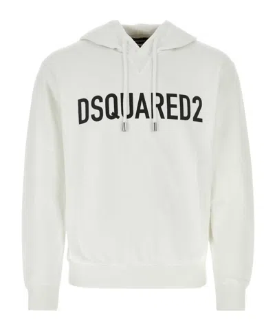 DSQUARED2 DSQUARED2 LOGO PRINTED DRAWSTRING HOODIE