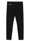 Dsquared2 Logo-print Cotton Leggings In Black
