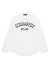 DSQUARED2 LOGO-PRINT COTTON SHIRT