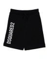Dsquared2 Logo-print Cotton Shorts In Black