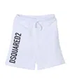Dsquared2 Logo-print Cotton Shorts In Blue