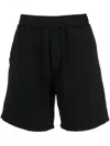 Dsquared2 Bermuda Shorts In Cotton In Schwarz