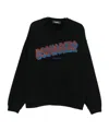 Dsquared2 Logo-print Cotton Sweatshirt In Black