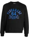 Dsquared2 Logo Printed Crewneck Sweatshirt In Black