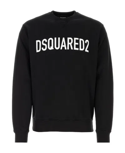 DSQUARED2 DSQUARED2 LOGO PRINTED CREWNECK SWEATSHIRT