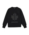 Dsquared2 Logo-print Cotton Sweatshirt In Black