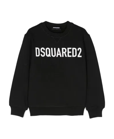 DSQUARED2 DSQUARED2 KIDS LOGO-PRINTED CREWNECK SWEATSHIRT