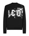 Dsquared2 Man Sweatshirt Black Size L Cotton In Black