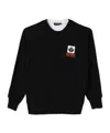 Dsquared2 Logo-print Cotton Sweatshirt In Black