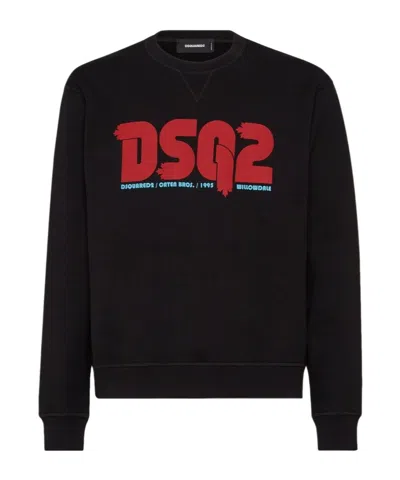 DSQUARED2 DSQUARED2 LOGO-PRINTED CREWNECK SWEATSHIRT