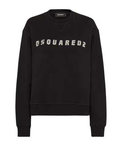 DSQUARED2 DSQUARED2 LOGO DETAILED CREWNECK SWEATSHIRT