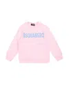 Dsquared2 Logo-print Cotton Sweatshirt In Pink