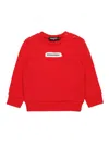 Dsquared2 Logo-print Cotton Sweatshirt In Rot