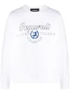 Dsquared2 White Cool Fit Sweatshirt In Weiss