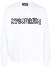 Dsquared2 Crewneck T-shirt With Logo Print In White