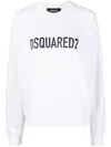 Dsquared2 Logo Print Sweatshirt In White
