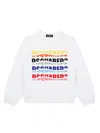 Dsquared2 Logo-print Cotton Sweatshirt In White