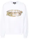Dsquared2 Logo-print Cotton Sweatshirt In White