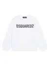 Dsquared2 Logo-print Cotton Sweatshirt In White