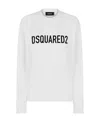 Dsquared2 Logo-print Cotton Sweatshirt In White