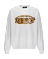 Dsquared2 Crew Neck Logo Sweatshirt In White