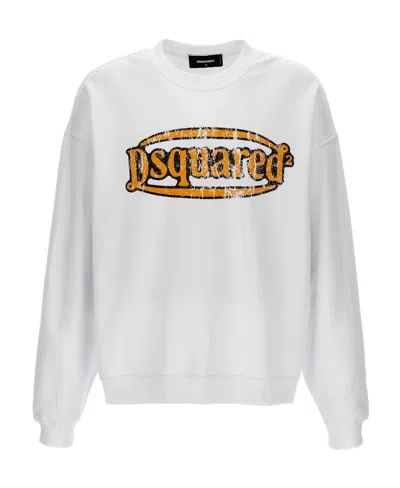 DSQUARED2 DSQUARED2 LOGO-PRINTED CREWNECK SWEATSHIRT