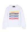 Dsquared2 Logo-print Cotton Sweatshirt In White