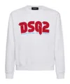 Dsquared2 Logo-print Cotton Sweatshirt In White