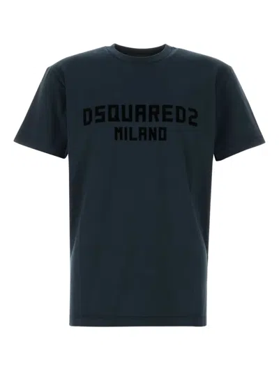 DSQUARED2 LOGO-PRINT COTTON T-SHIRT