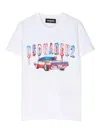 Dsquared2 Logo-print Cotton T-shirt In 白色